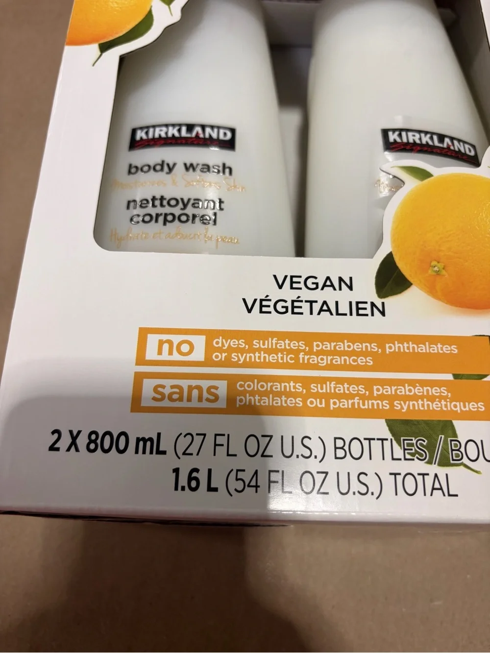 Kirkland Signature White Citrus Body Wash Twin Pack new value duo pack